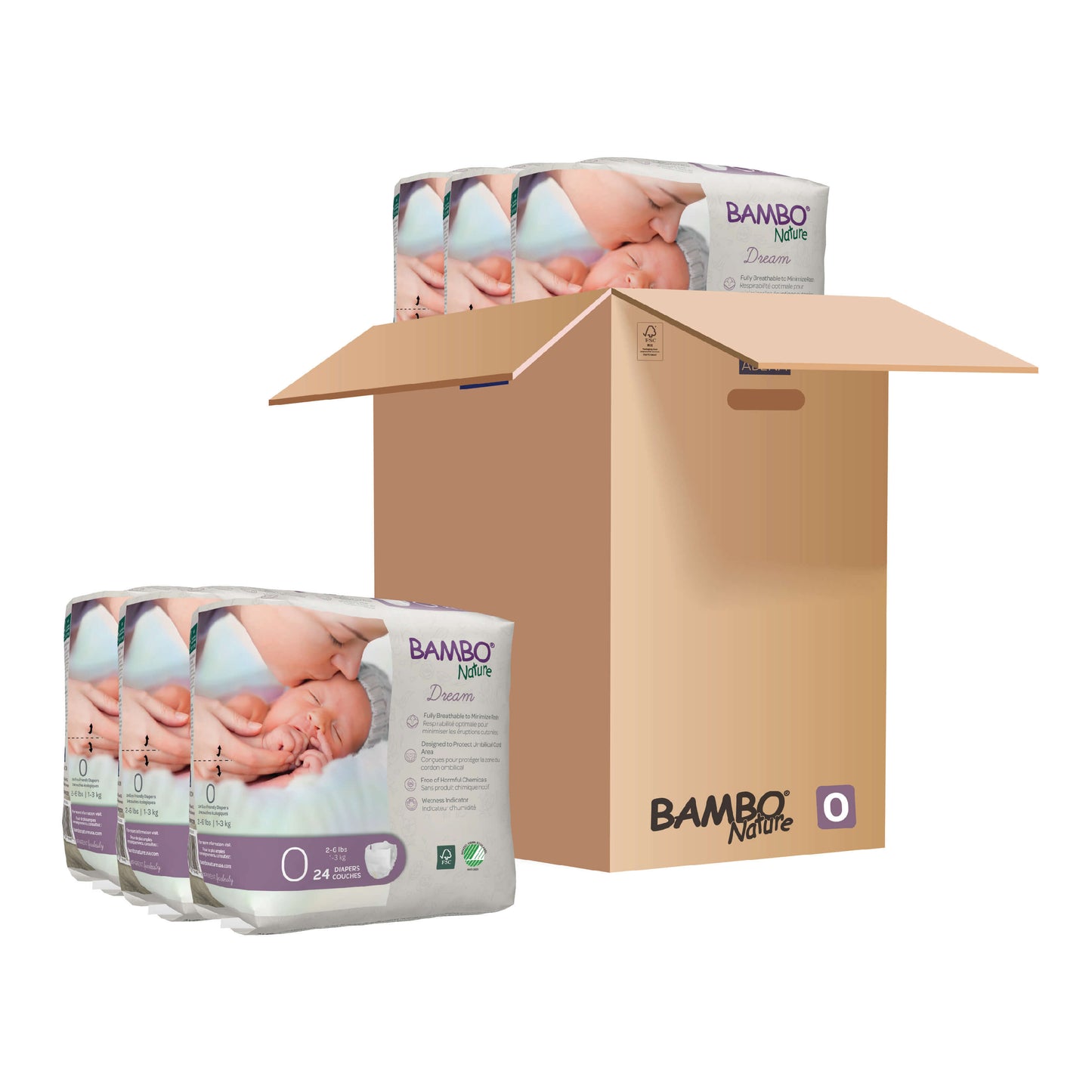 Hypoallergenic, Skin Safe, Eco-Labeled Diapers