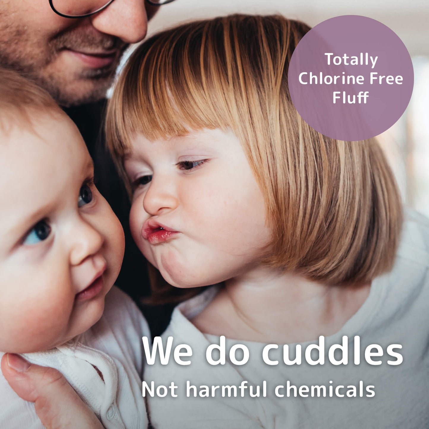 Totally chlorine free fluff Dream diapers