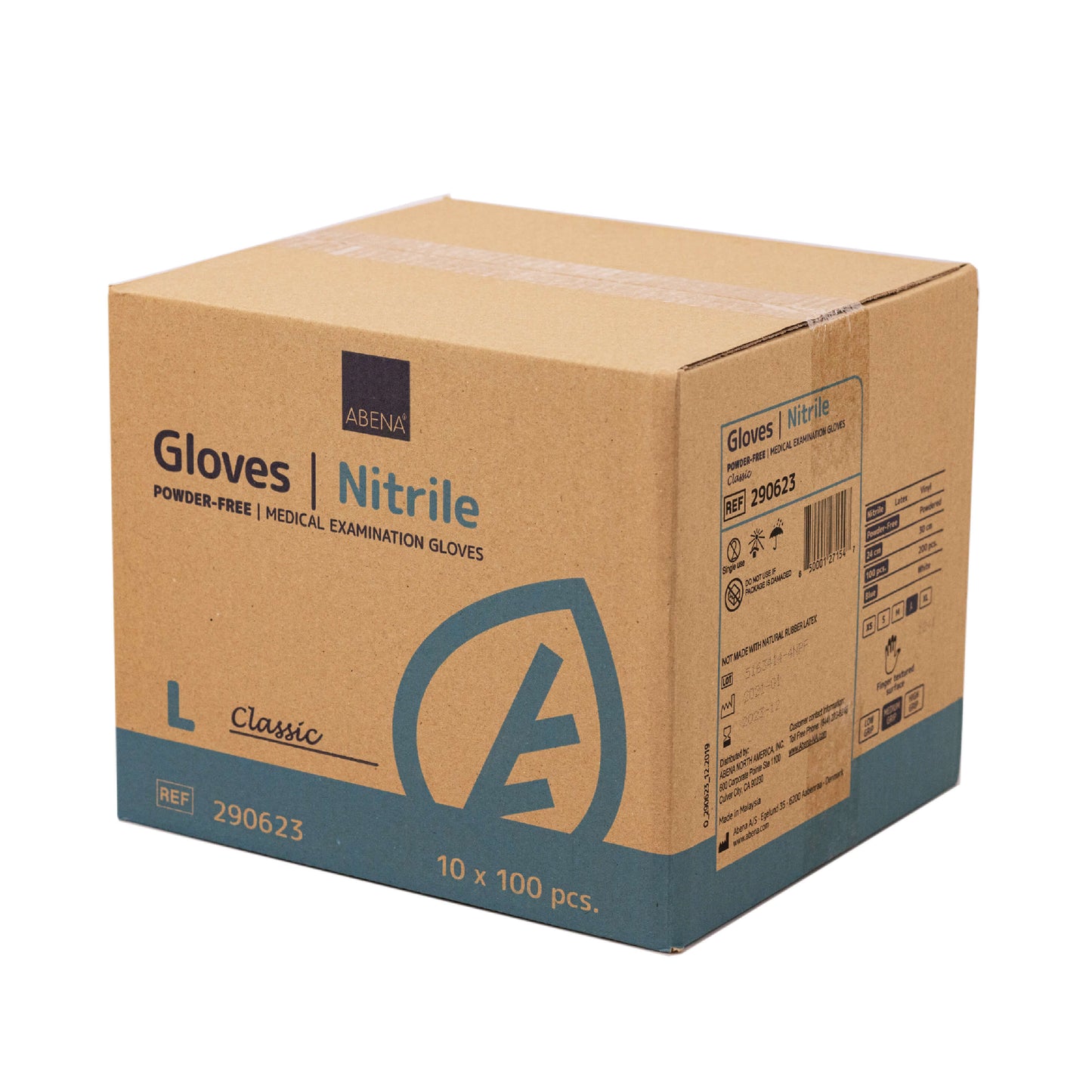 Nitrile Exam Gloves, Textured Tips, Disposable, Latex Free, Powder Free, Non-Sterile