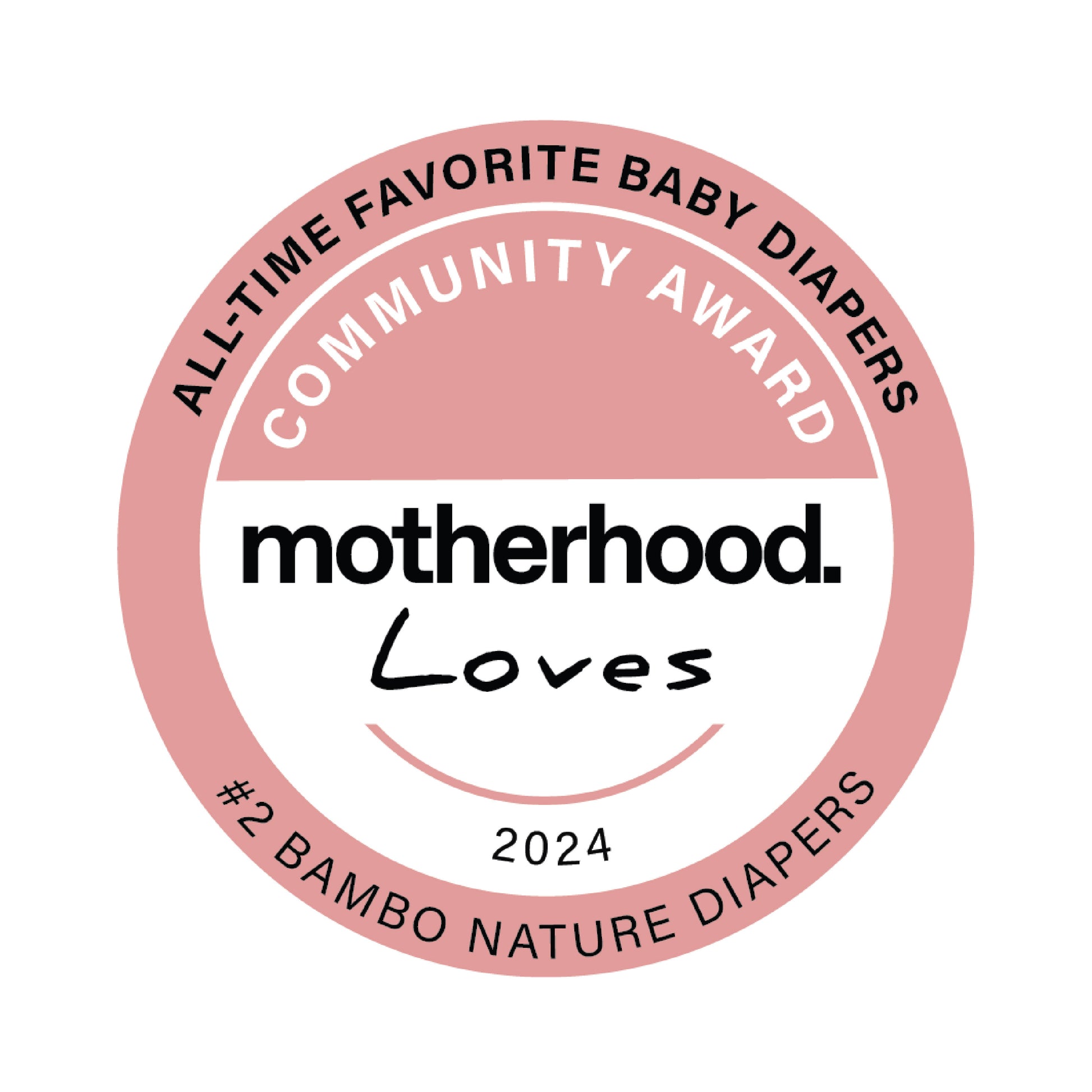 Motherhood Loves Community Award Badge 2024 - Baby Diapers