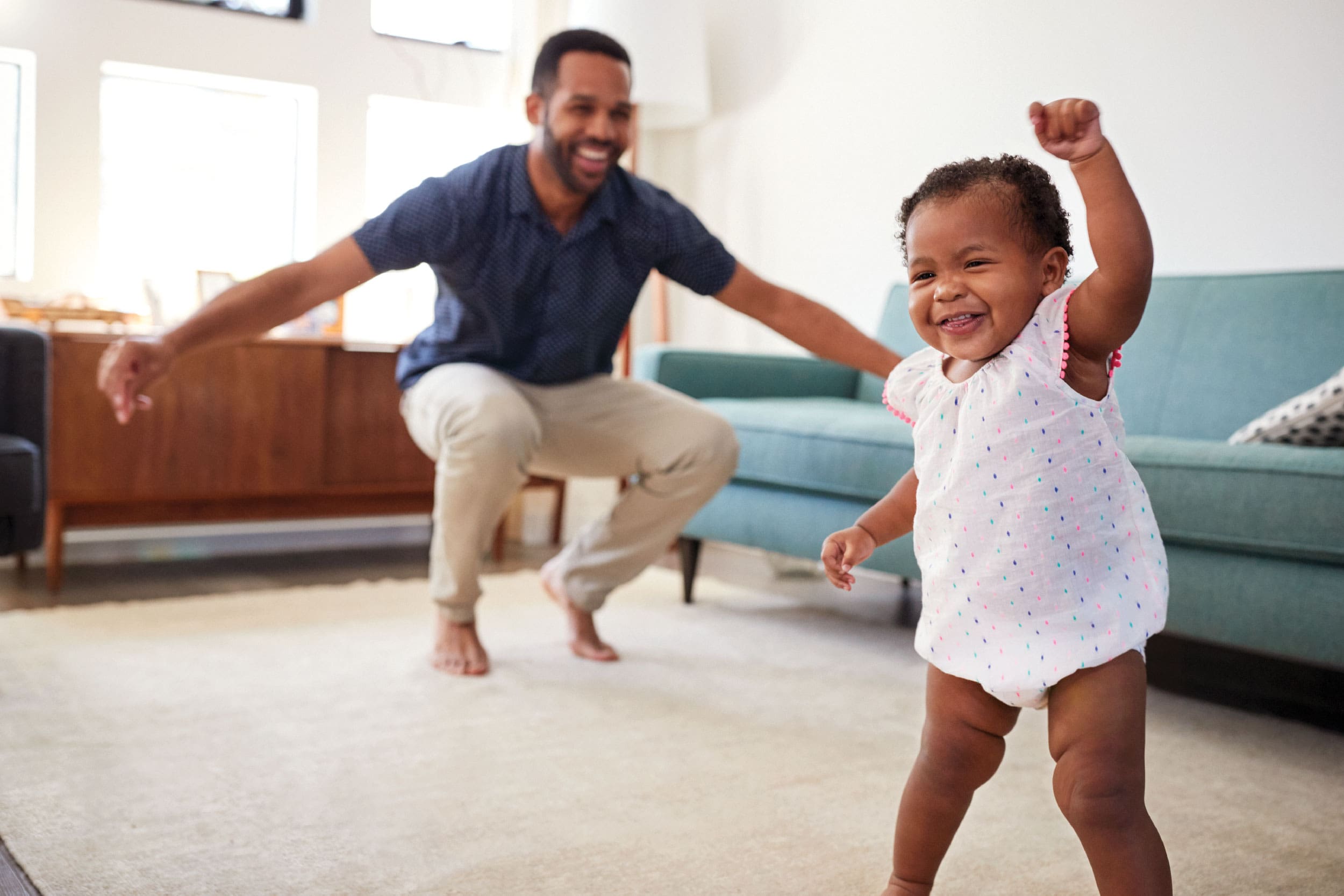 Bambo Nature Media Center Banner - Baby and Dad