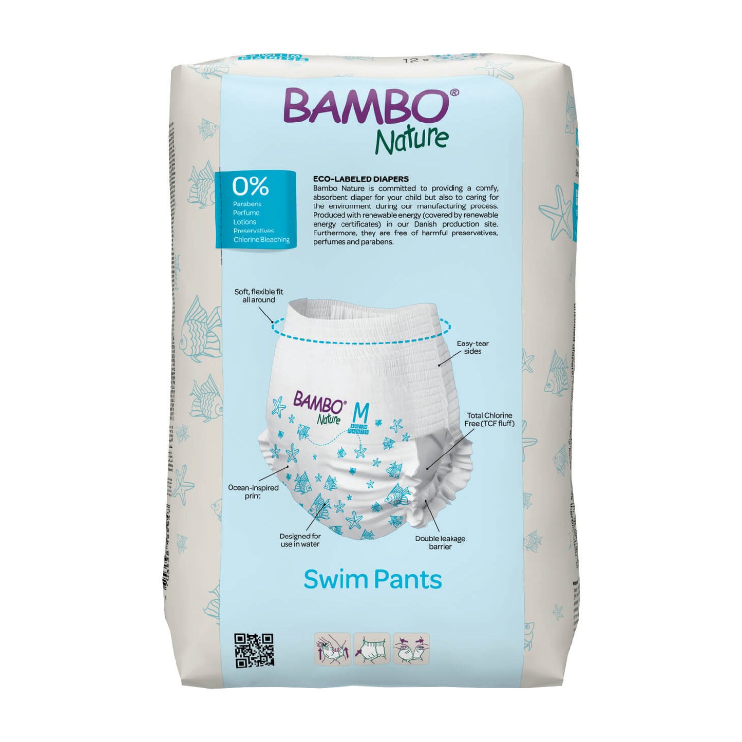 Hypoallergenic Swim Pants, Eco-Labeled Swim Diapers