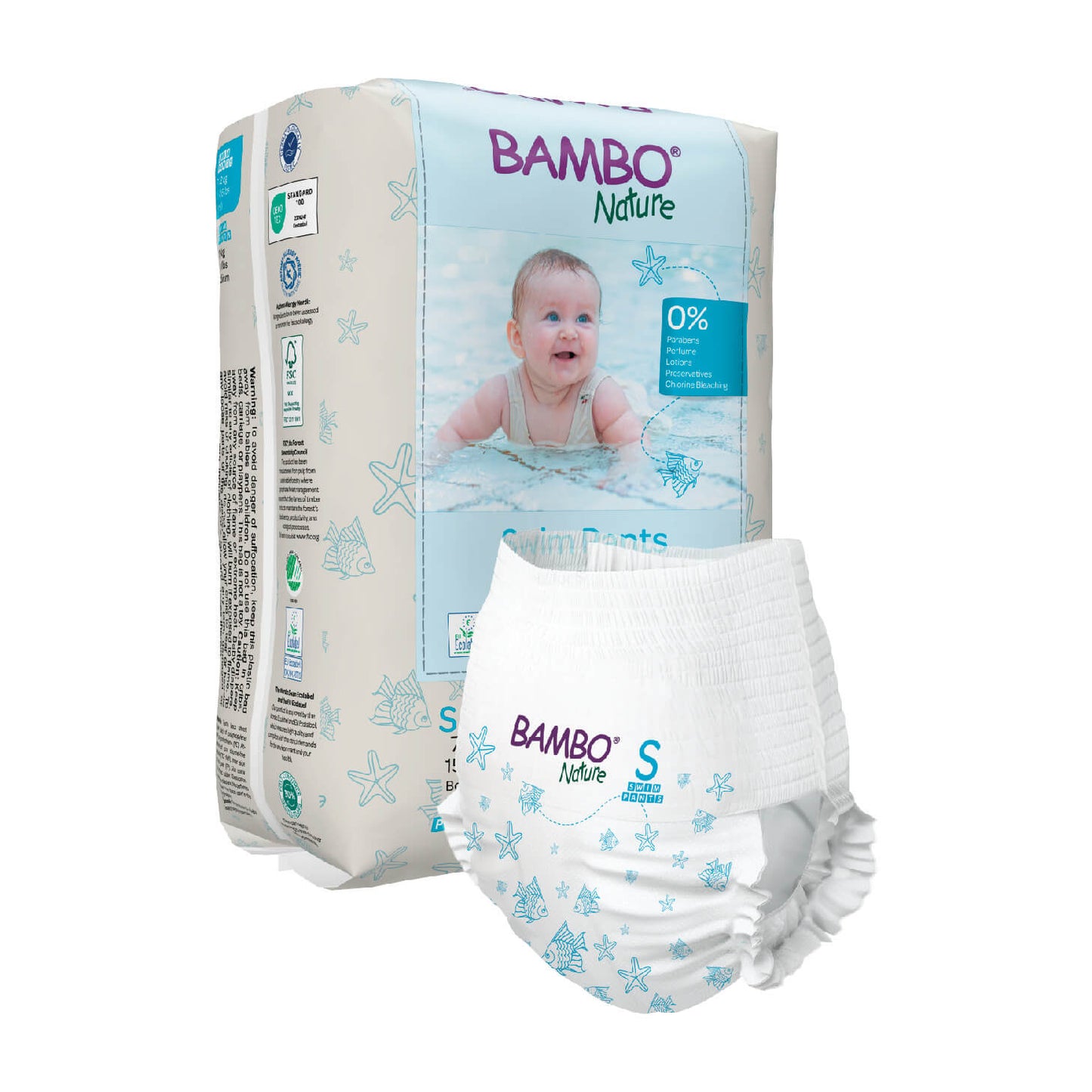 Hypoallergenic Swim Pants, Eco-Labeled Swim Diapers
