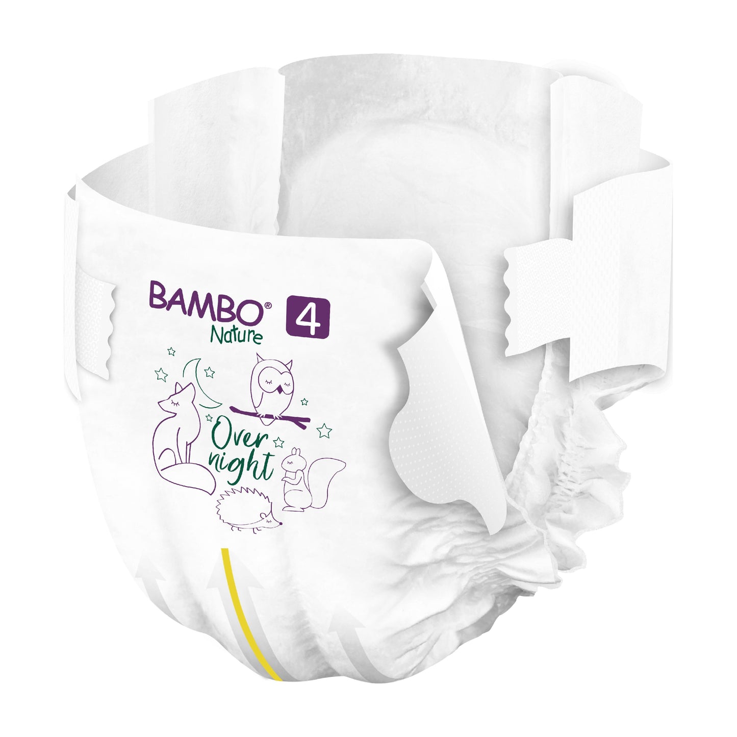 Hypoallergenic, Totally Chlorine-Free, Skin Friendly, Overnight Diapers