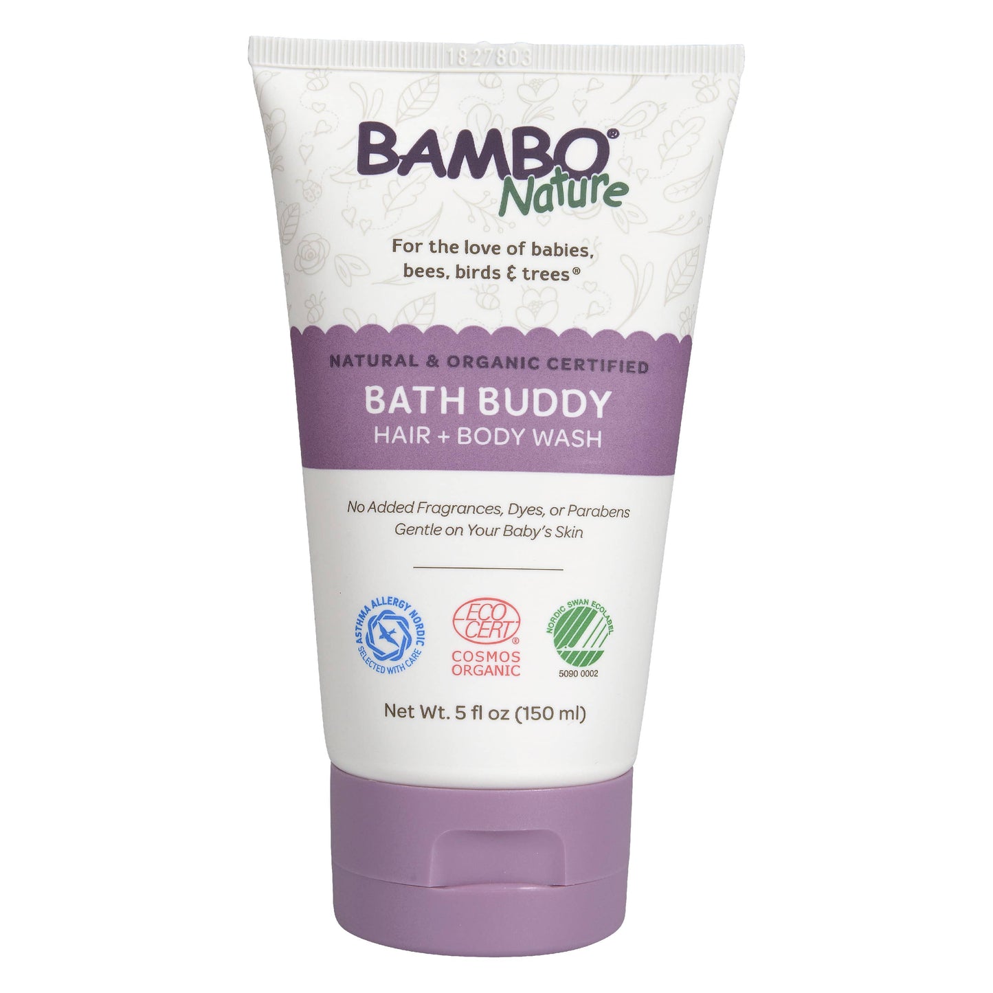 Natural and Organic Hair & Body Wash, Gentle on Baby's Skin