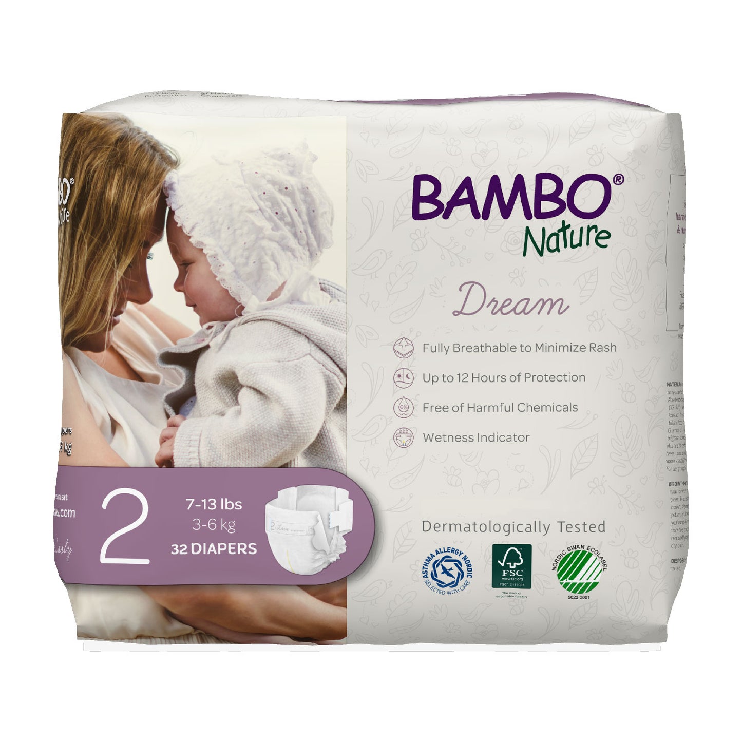 Hypoallergenic, Skin Safe, Eco-Labeled Diapers