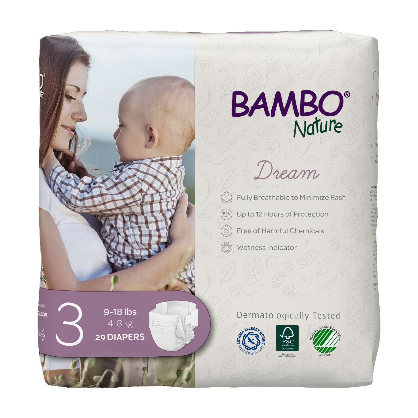Babero para bebe Dalia - Bamboo