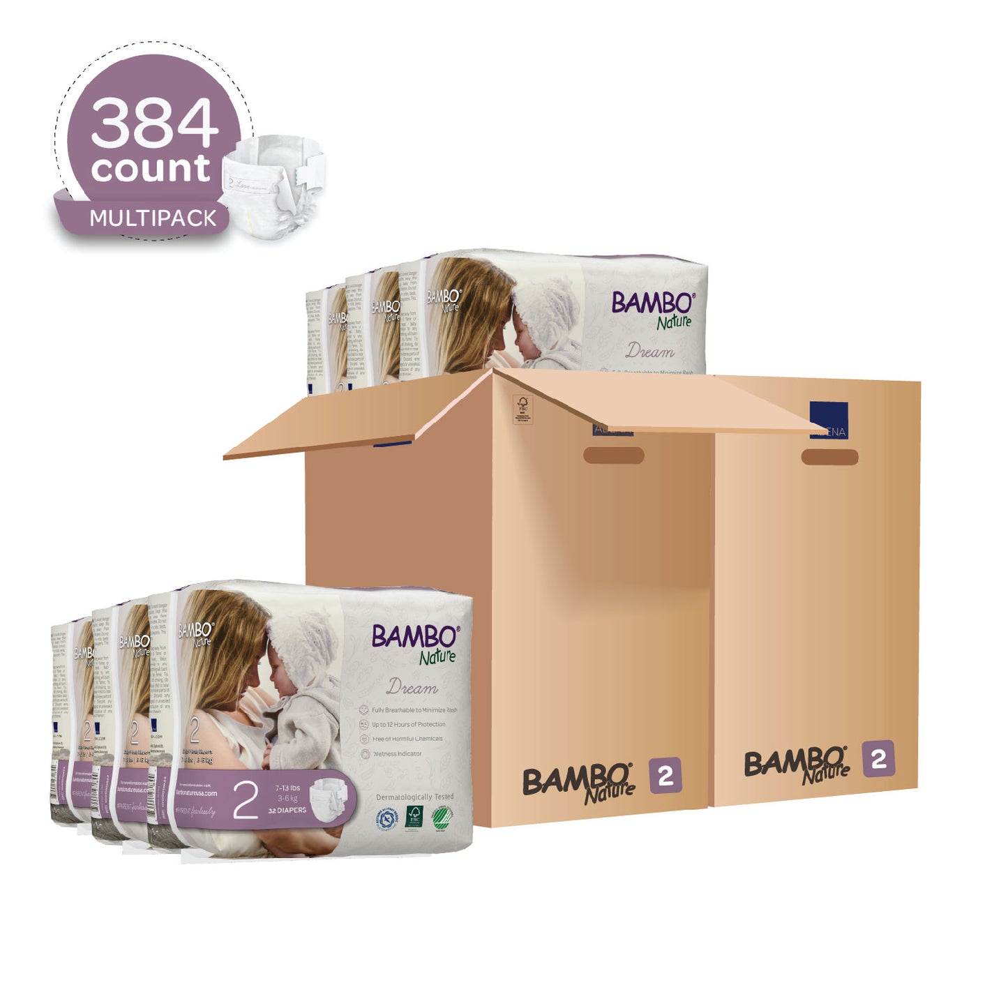 Hypoallergenic, Skin Safe, Eco-Labeled Diapers