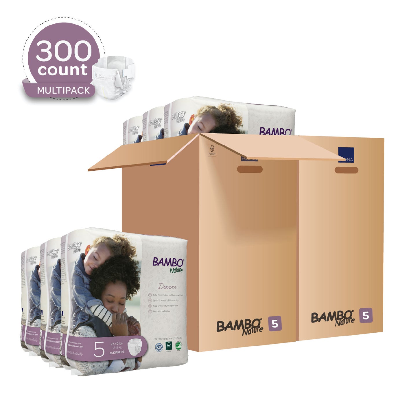 Hypoallergenic, Skin Safe, Eco-Labeled Diapers