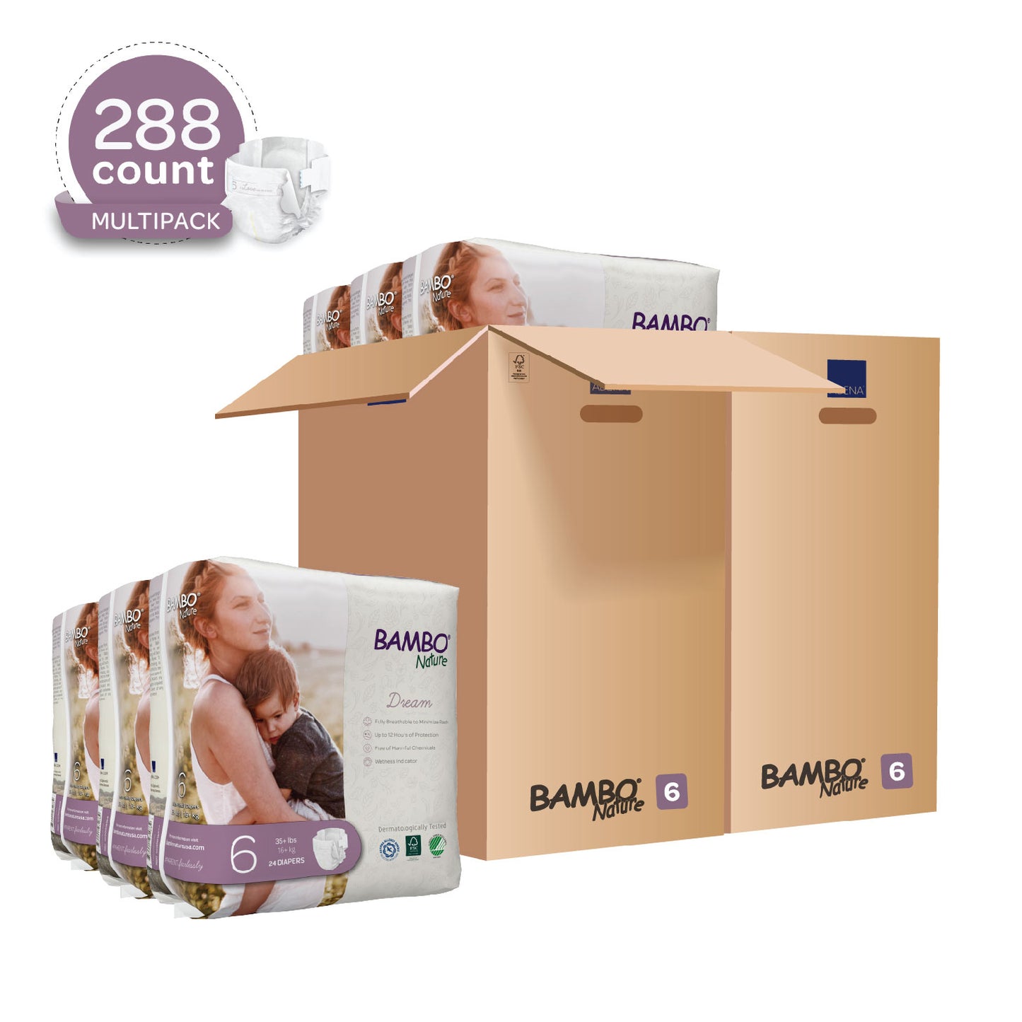 Hypoallergenic, Skin Safe, Eco-Labeled Diapers