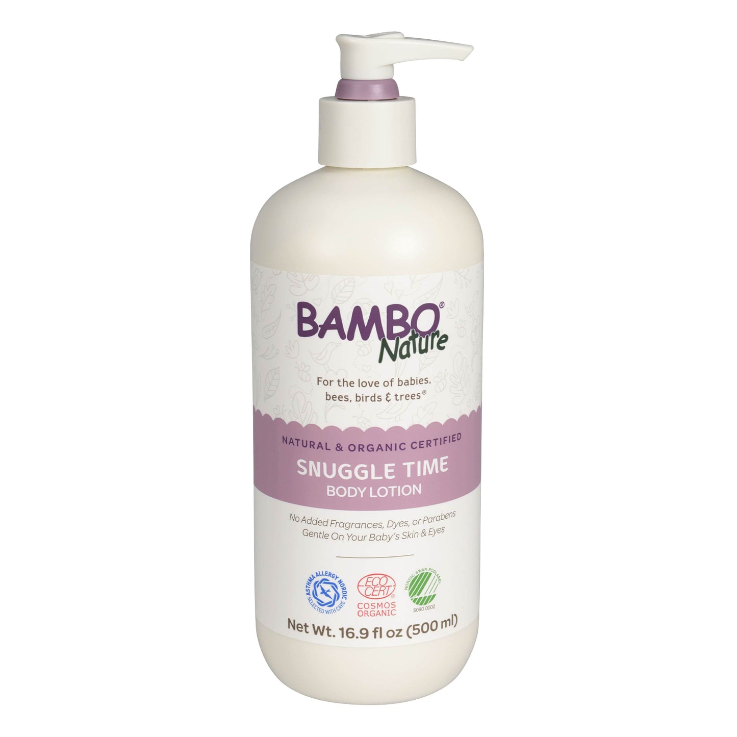 Natural and Organic Body Lotion, Gentle on Baby's Skin