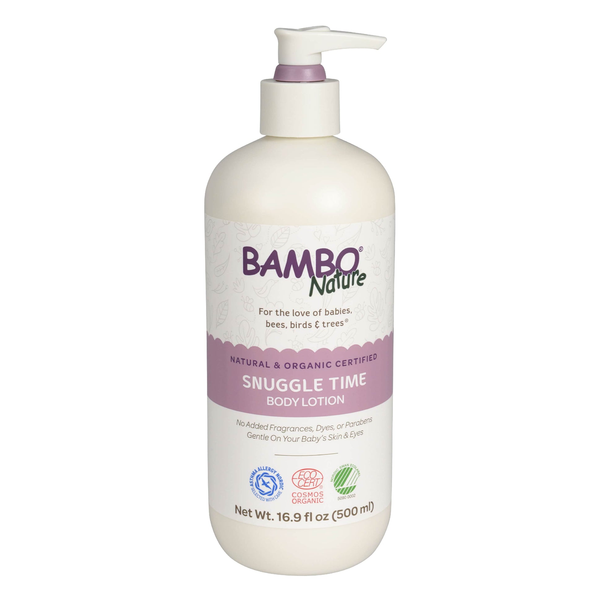 Natural and Organic Body Lotion, Gentle on Baby's Skin