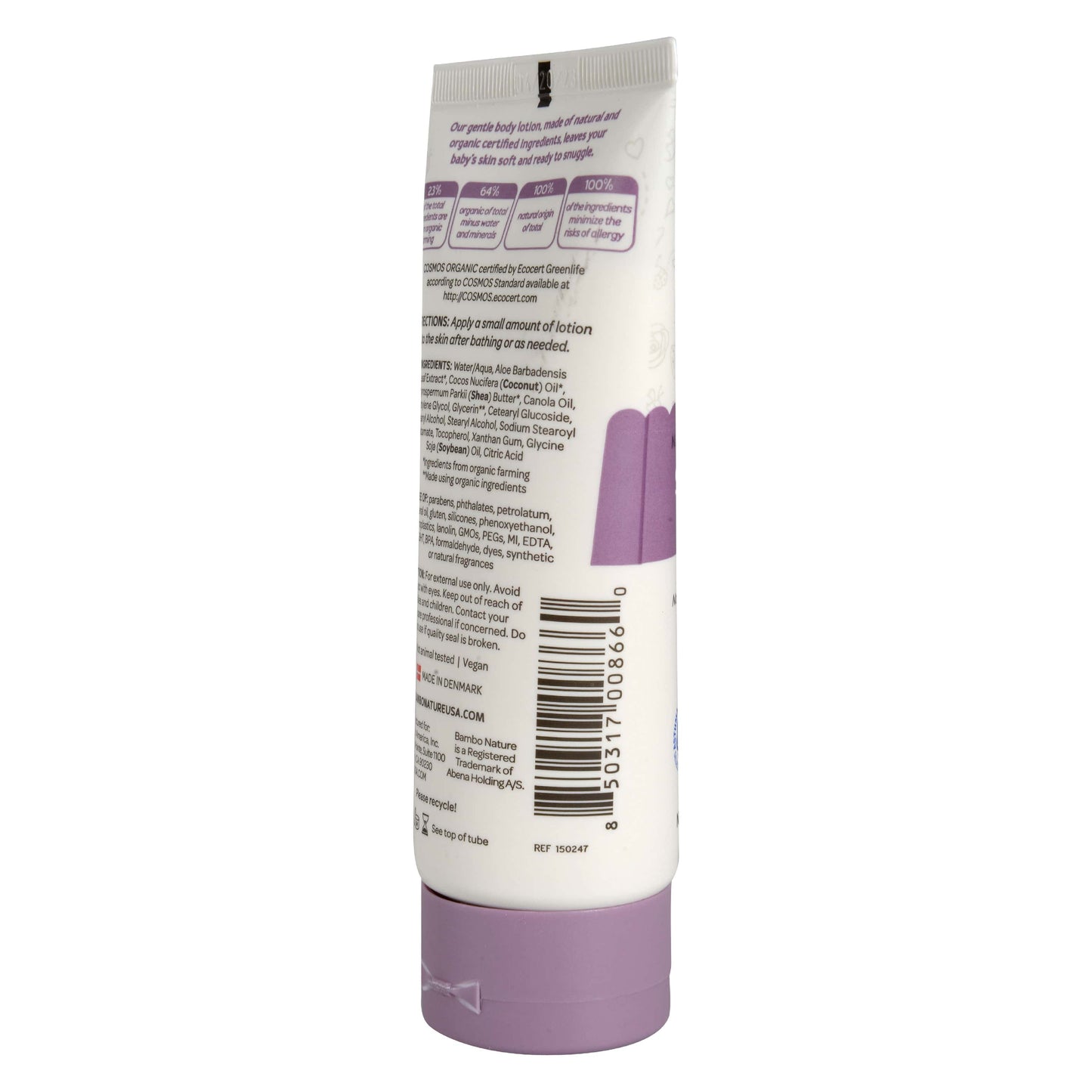 Natural and Organic Body Lotion, Gentle on Baby's Skin