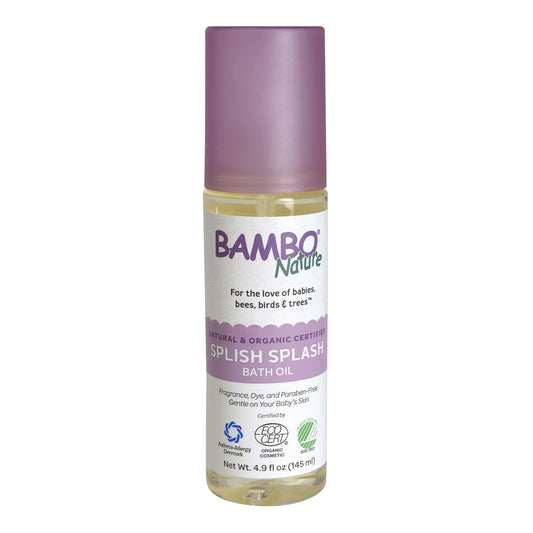 Natural and Organic Bath Oil, Gentle on Baby's Skin
