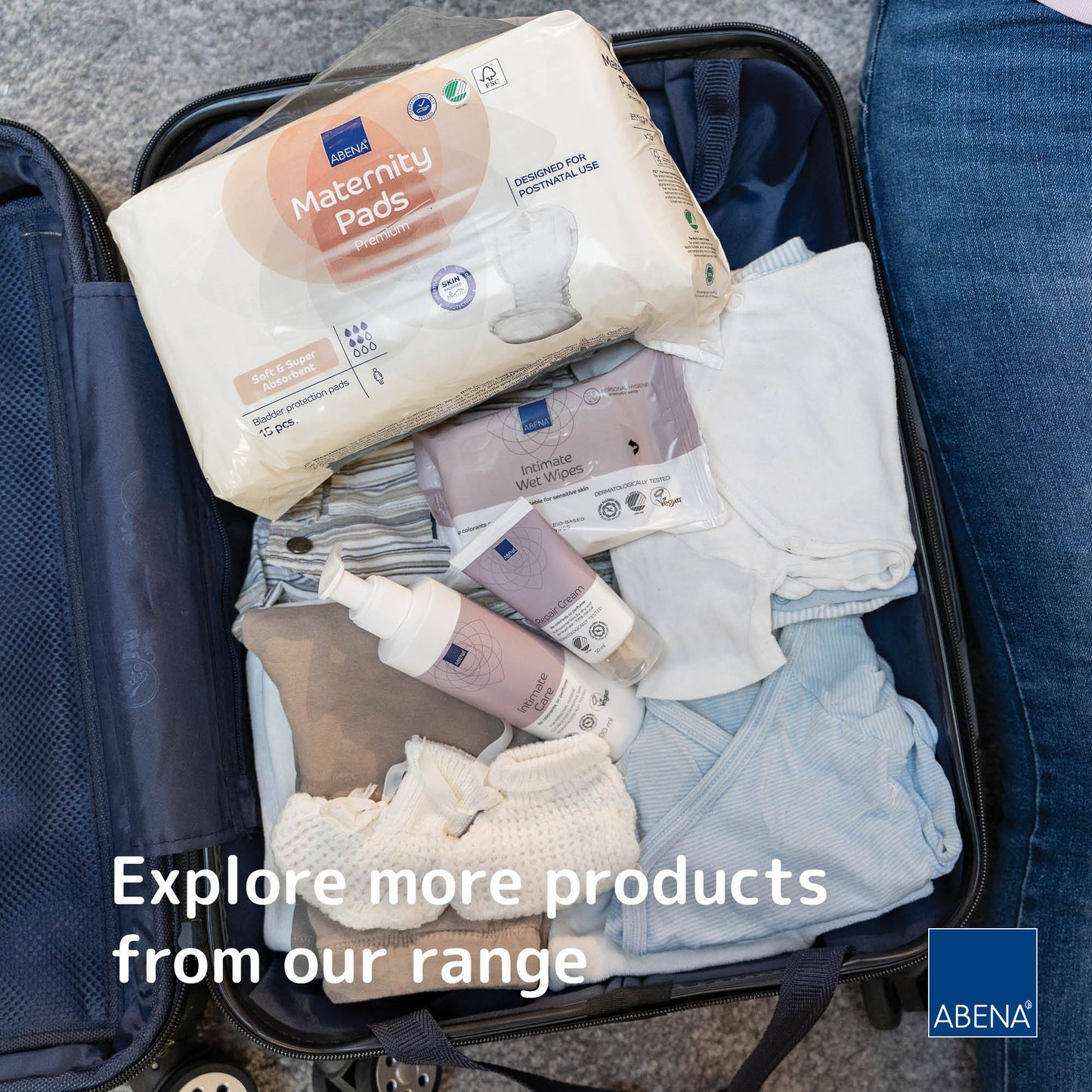 ABENA Premium Maternity Pads, Perfect for Postpartum, Super Absorption