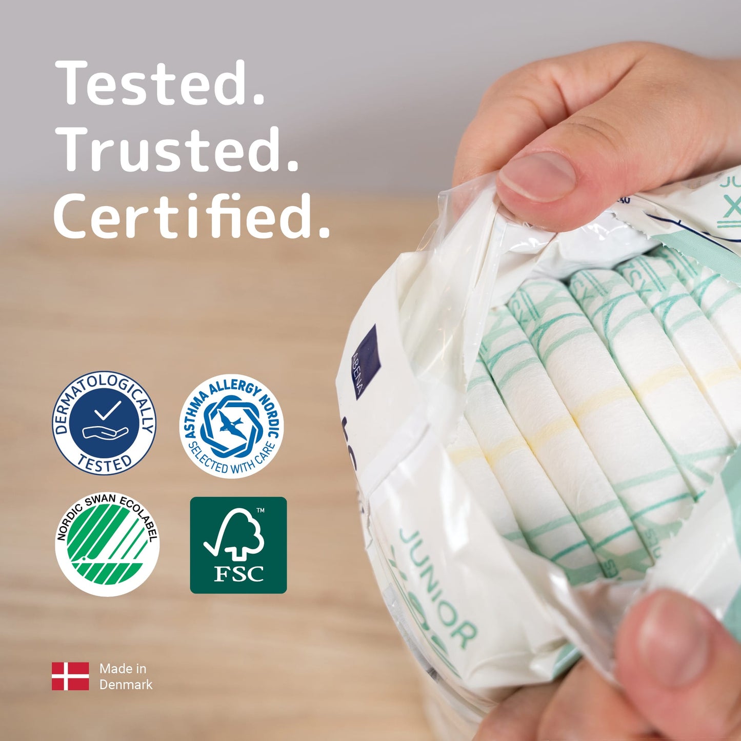 ABENA Pants Junior XS2 - Certifications