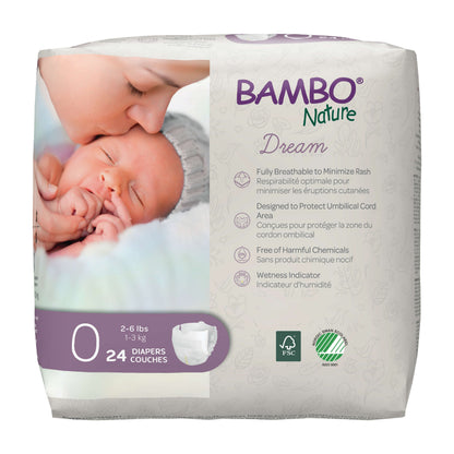 Hypoallergenic, Skin Safe, Eco-Labeled Diapers [variant:Size 0]