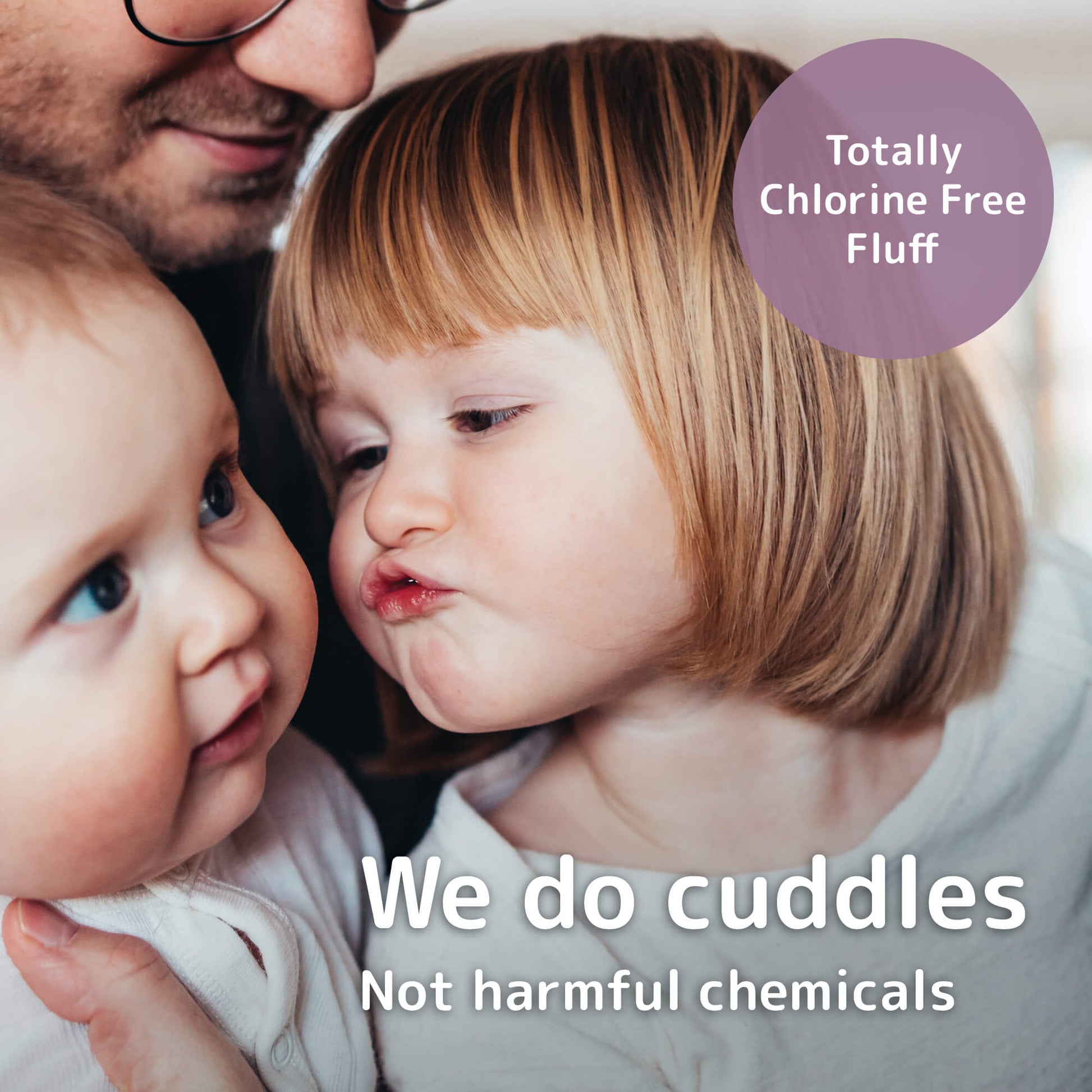 Totally chlorine free fluff Dream diapers