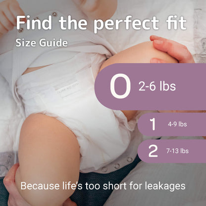 Dream Diapers Size 0 size guide